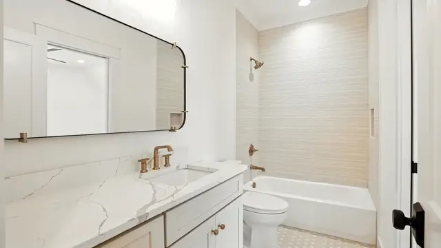 Timberland White vanity in a guest bath